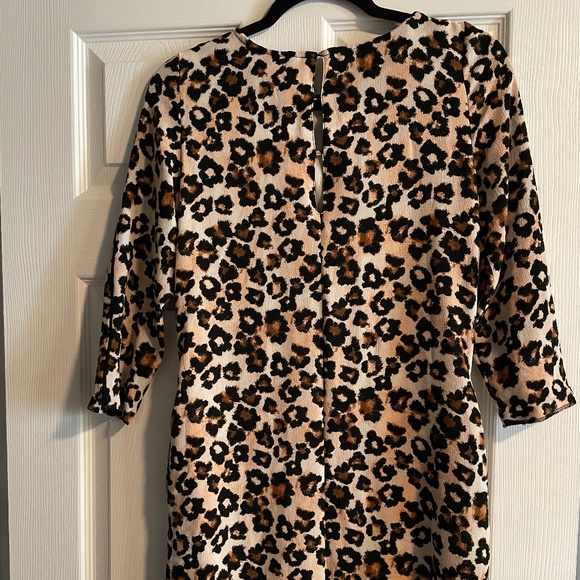 H&M Leopard Cheetah Print Dress - Women's Size 2 🐆 - Picture 4 of 7